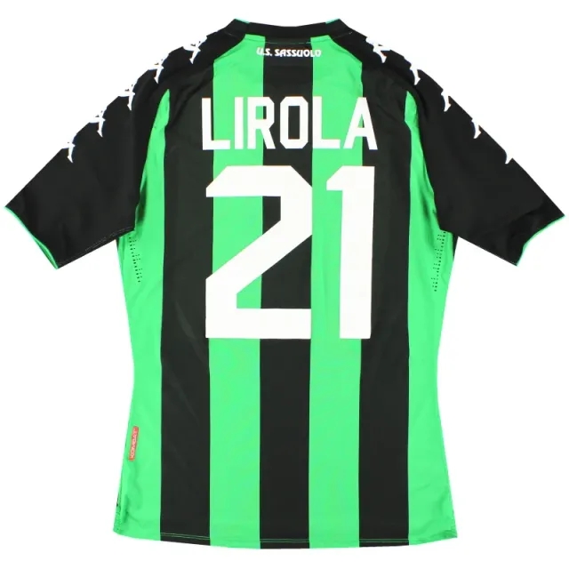2017-18 Sassuolo Kappa Authentic Home Shirt Lirola #21 L - Other Italian Clubs / Very good / Large