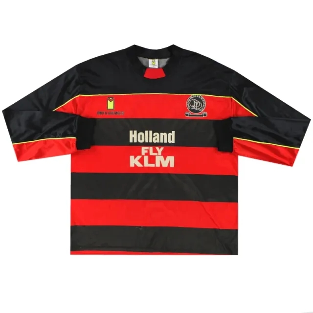1989-90 QPR Home Away #9 L/S XL - QPR / Very Good / XL