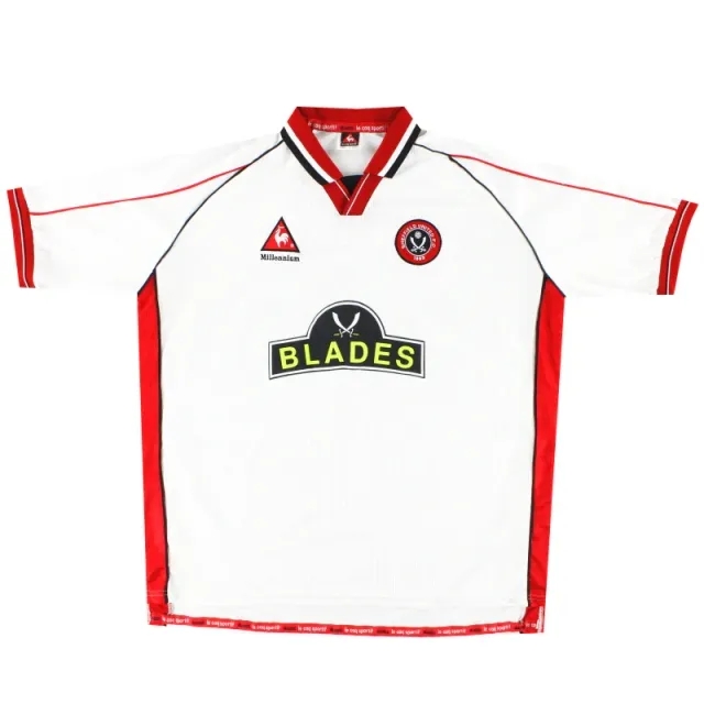 1999-00 Sheffield United Le Coq Sportif Away Shirt *Mint* XL - Sheffield United / Mint / XL