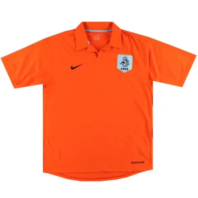 2006-08 Holland Nike Home Shirt L - Holland / Excellent / Large
