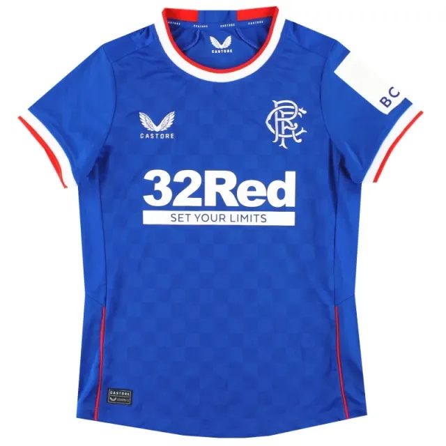 2022-23 Rangers Castore Womens Home Shirt *As New* - Rangers / As New / Medium