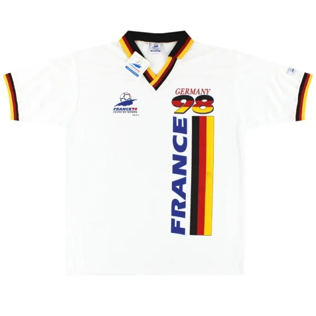1998-00 Germany 'France 98' Graphic Fan Shirt *w/tags* L/XL - Germany / w/tags / Large/XL