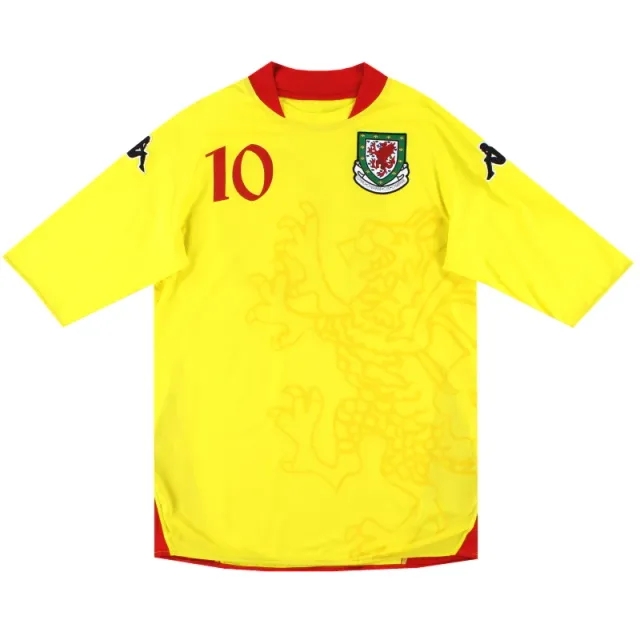 2007-08 Wales Kappa Player Issue Away Shirt #10 XXL - Wales / Excellent / XXL