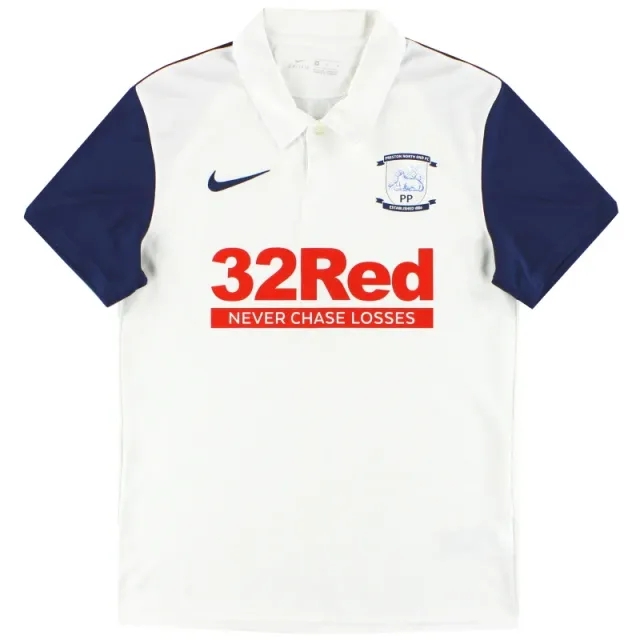 2020-21 Preston North End Nike Home Shirt M - Preston North End / Excellent / Medium