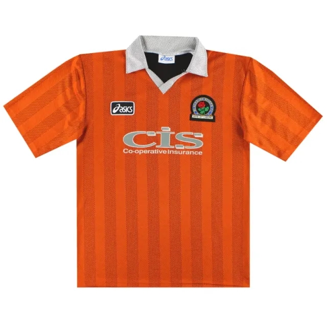 1997-98 Blackburn Asics Away Shirt L - Blackburn Rovers / Excellent / Large