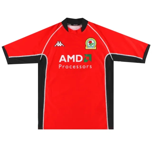 2002-03 Blackburn Kappa Away Shirt L - Blackburn Rovers / Excellent / Large