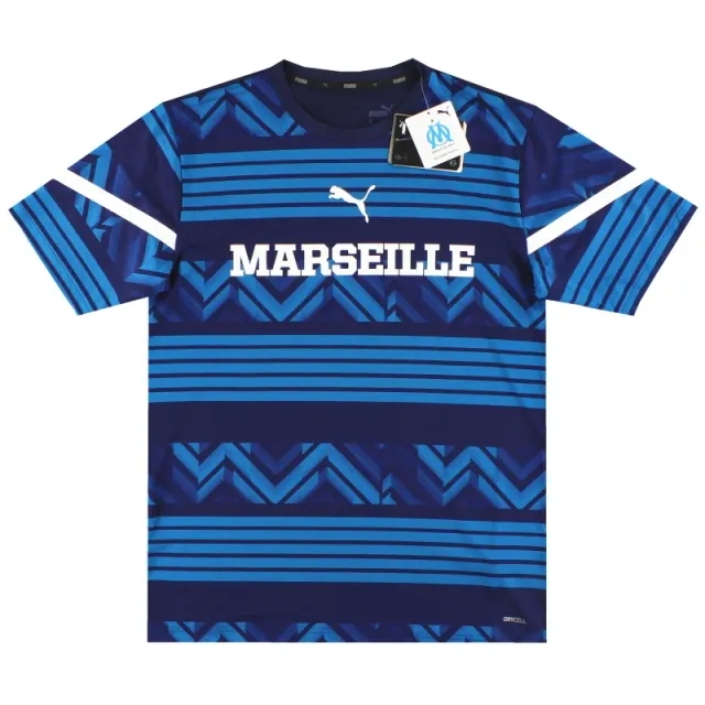 2021-22 Marseille Puma Pre-Match Shirt *BNIB* - Olympique Marseille / BNIB / XL