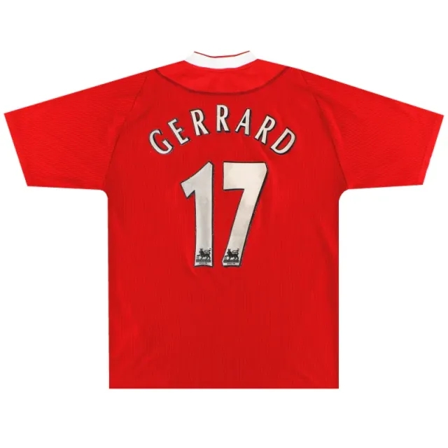 2002-04 Liverpool Reebok Home Shirt Gerrard #17 XXL - Liverpool / Excellent / XXL