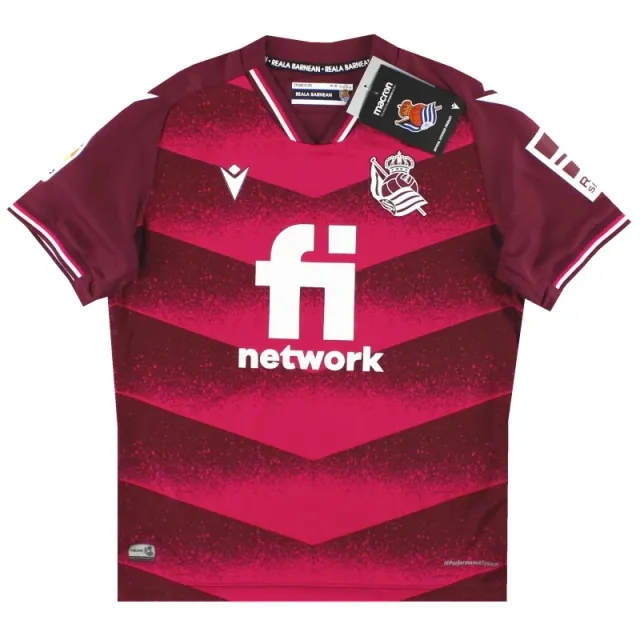 2021-22 Real Sociedad Macron Away Shirt *w/tags* M.Boys - Real Sociedad / w/tags / Youth