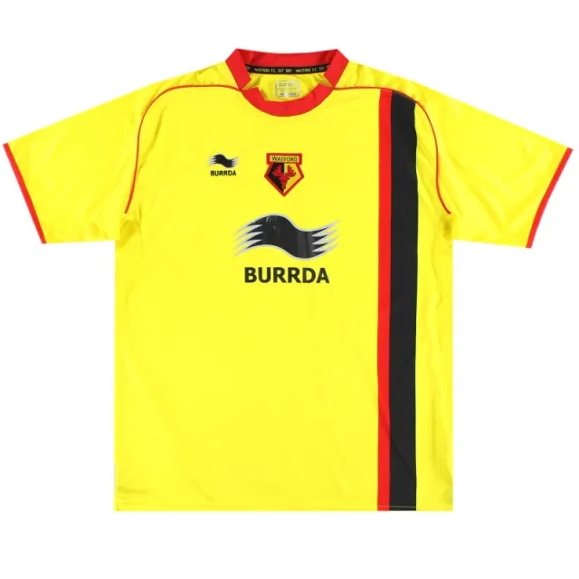 2010-11 Watford Burrda Home Shirt L - Watford / Very good / Large