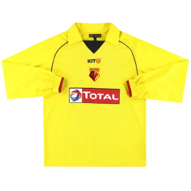 2004-05 Watford Home Shirt L/S M - Watford / Excellent / Medium