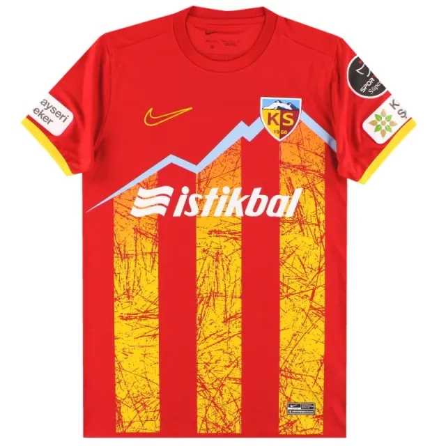 2022-23 Kayserispor Nike Player Issue Home Shirt Uzodimma #80 *As New* M - Other Turkish Clubs / As New / Medium