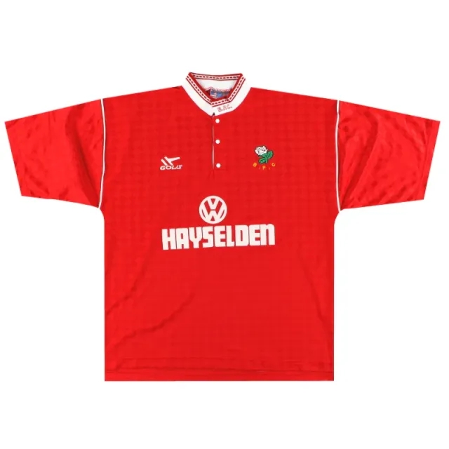 1991-92 Barnsley Gola Home Shirt L - Barnsley / Excellent / Large