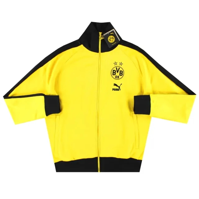 2023-24 Borussia Dortmund Puma FtblHeritage T7 Track Jacket *w/tags* - Dortmund / w/tags / Small
