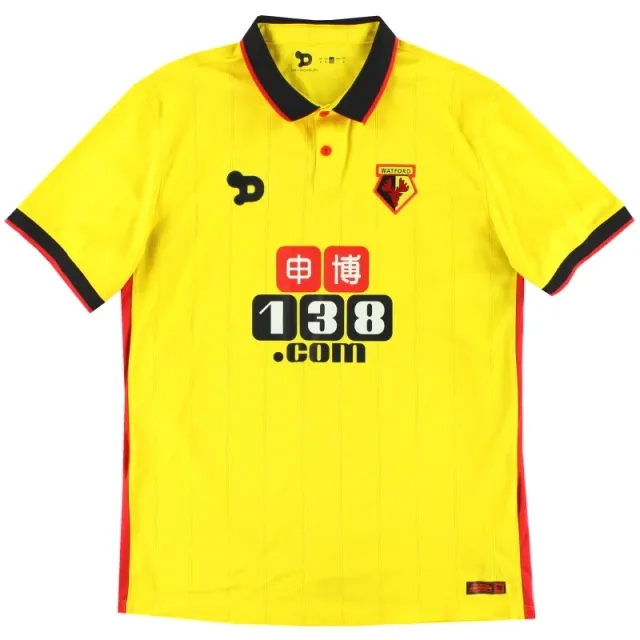 2016-17 Watford Home Shirt #6 M - Watford / Excellent / Medium