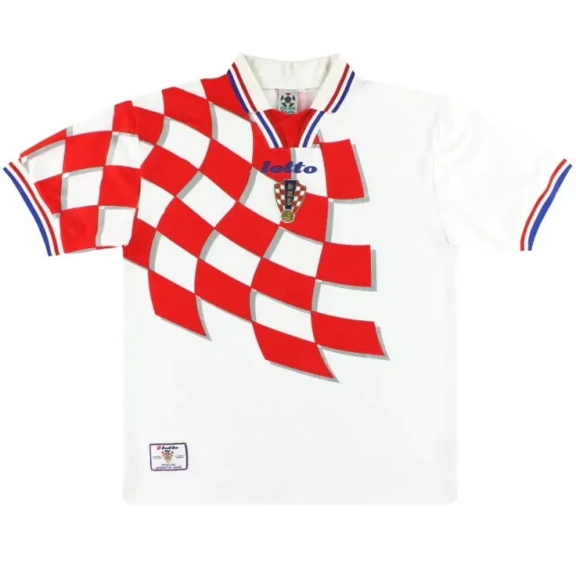1998-01 Croatia Lotto Home Shirt XL - Croatia / Excellent / XL