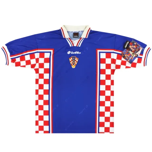 1998-01 Croatia Lotto Player Issue Away Shirt *w/tags* XL - Croatia / w/tags / XL