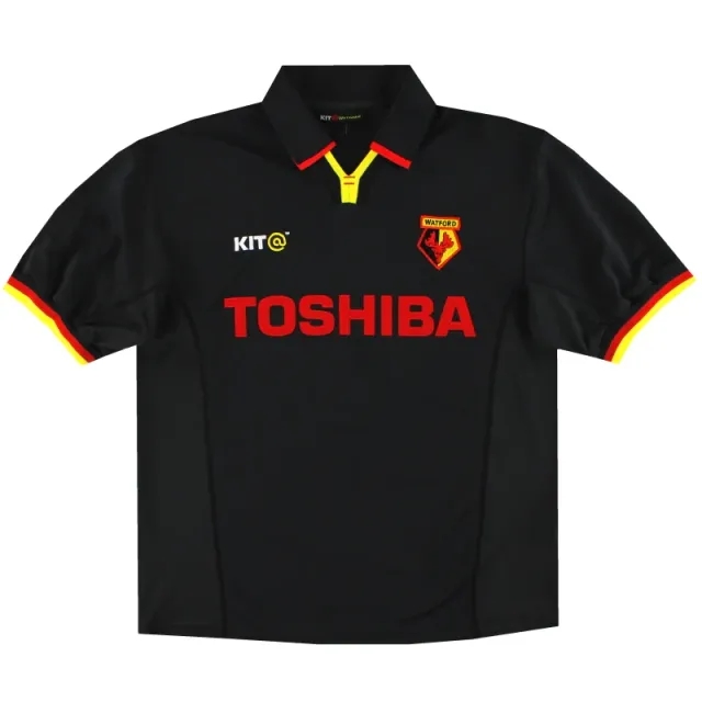 2001-02 Watford Away Shirt *Mint* M - Watford / Mint / Medium