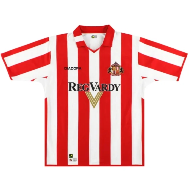2004-05 Sunderland Diadora Home Shirt *Mint* XL - Sunderland / Mint / XL