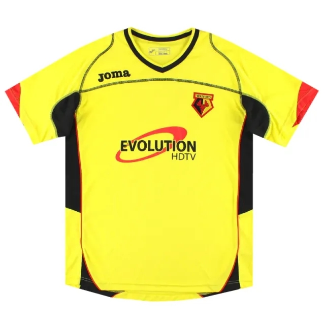2009-10 Watford Joma Home Shirt L - Watford / Excellent / Large