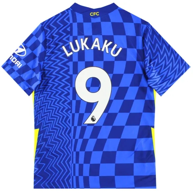 2021-22 Chelsea Nike Home Shirt Lukaku #9 *Mint* M - Chelsea / Mint / Medium