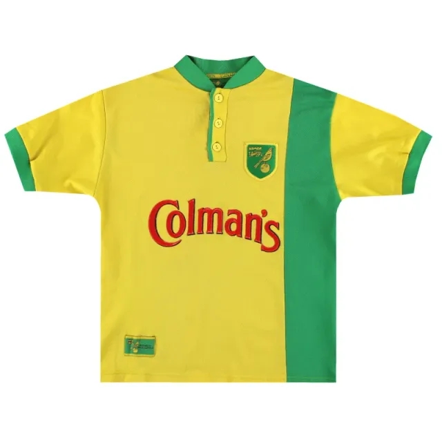 1999-01 Norwich City Home Shirt S - Norwich City / Excellent / Small