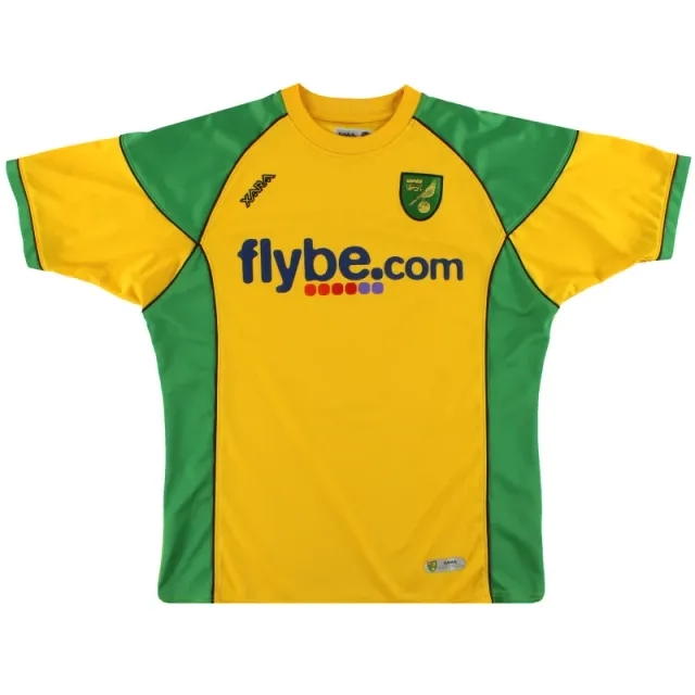 2006-08 Norwich City Home Shirt M - Norwich City / Very good / Medium