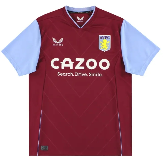 2022-23 Aston Villa Castore Home Shirt *Mint* L - Aston Villa / As New / Large