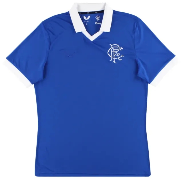 2020-21 Rangers Castore Retro Home Shirt *As New* - Rangers / As New / Medium
