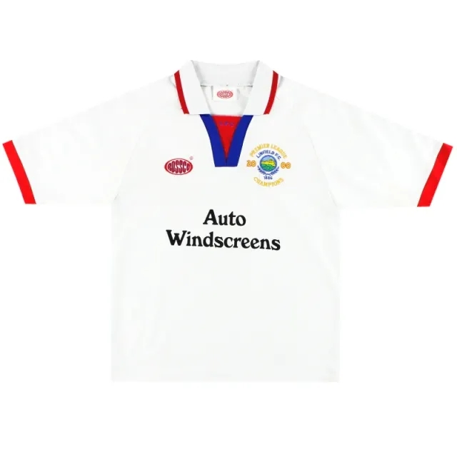 2000 Linfield 'Premier League Champions' Away Shirt S - Irish Clubs / Excellent / Small