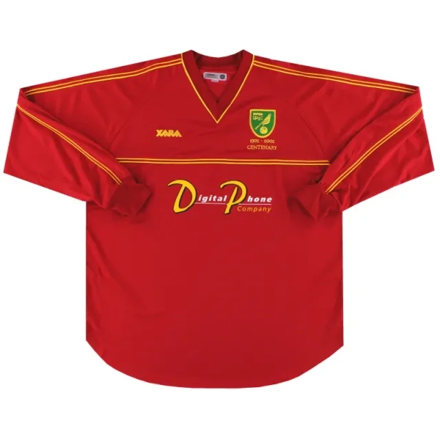 2001-02 Norwich City Centenary Away Shirt L/S *As New* XL - Norwich City / As New / XL