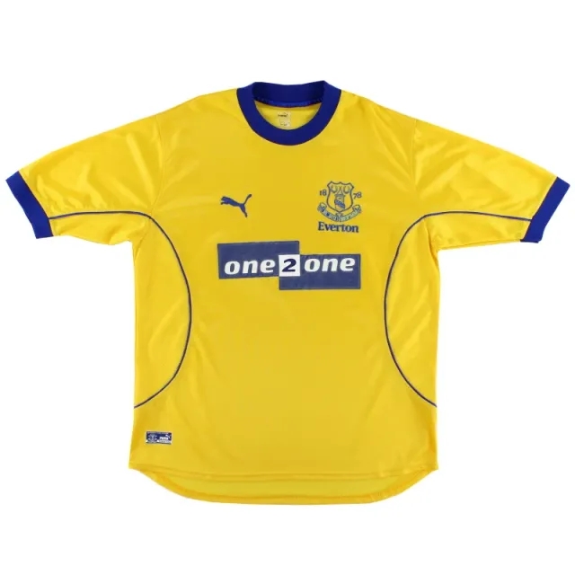 2000-01 Everton Puma Away Shirt M - Everton / Excellent / Medium