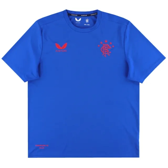 2020-21 Rangers Castore 'Champions 55' Training Shirt *As New* XXXL - Rangers / As New / XXXL