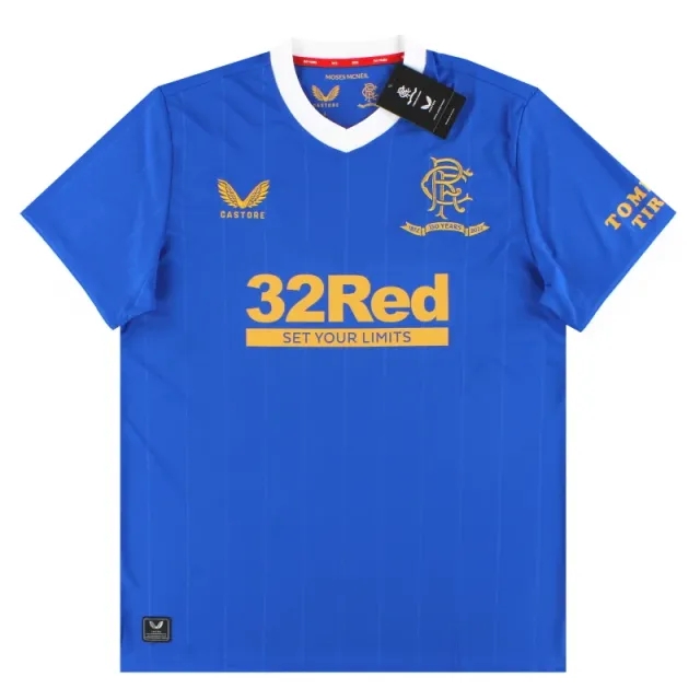 2021-22 Rangers '150 Year Anniversary' Castore Home Shirt *BNIB* - Rangers / BNIB / XL