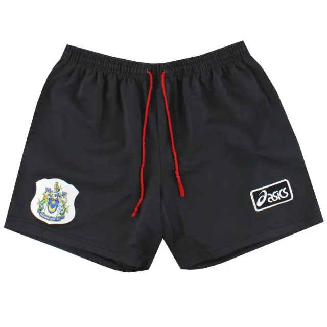 1995-97 Portsmouth Asics Away Shorts S - Portsmouth / Excellent / Small