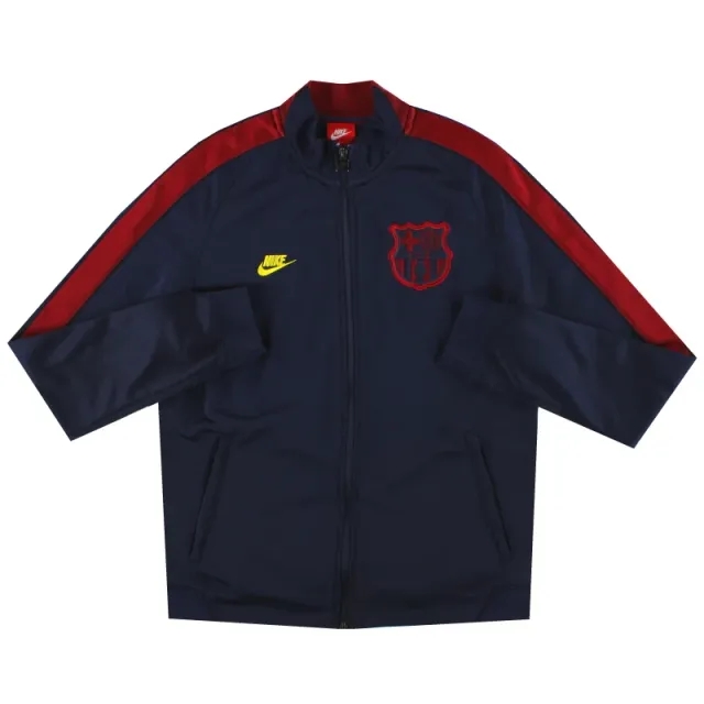 2014-15 Barcelona Nike Authentic N98 Covert Track Jacket M - Barcelona / Excellent / Medium