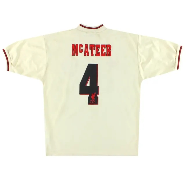 1996-97 Liverpool Reebok Away Shirt McAteer #4 M - Liverpool / Excellent / Medium