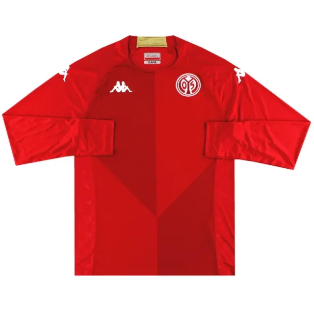 2022-23 FSV Mainz Kappa Home Shirt L/S *As New* XS - Other German Clubs / As New / XS