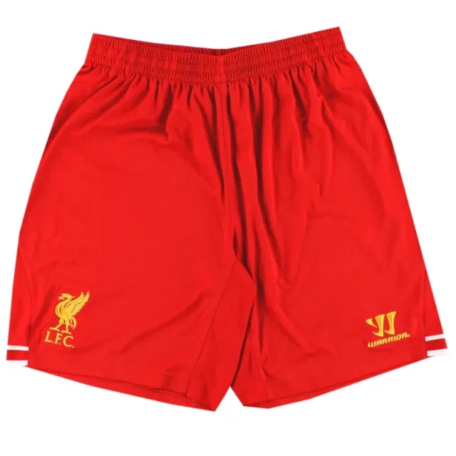 2013-14 Liverpool Warrior Home Shorts *As New* L - Liverpool / As New / Large