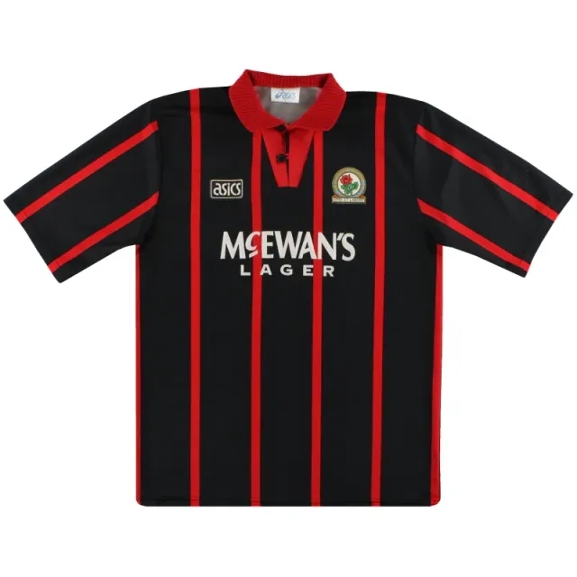 1994-95 Blackburn Asics Away Shirt S - Blackburn Rovers / Excellent / Small