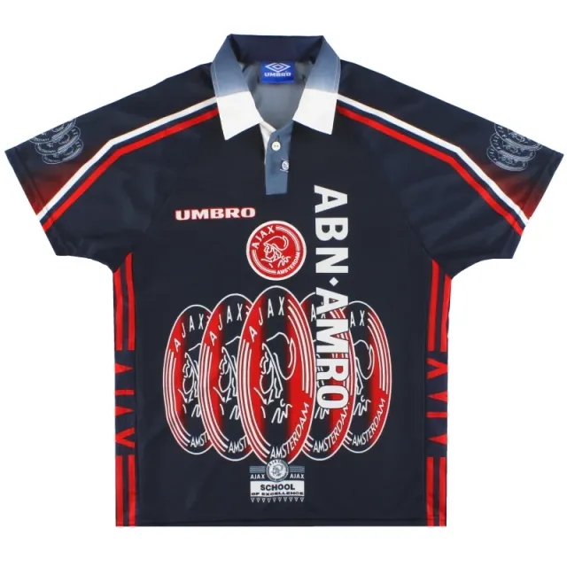 1997-98 Ajax Umbro Away Shirt L - Ajax / Excellent / Large