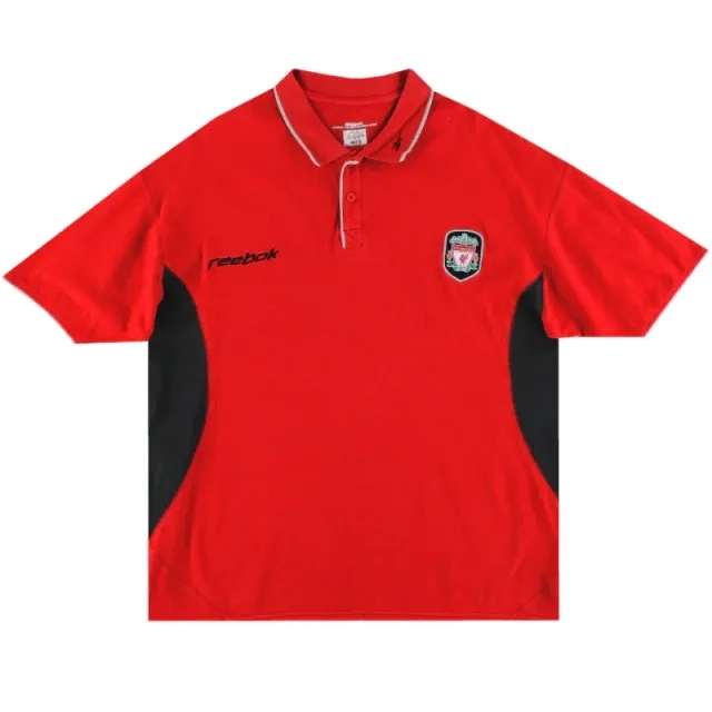 2002-04 Liverpool Reebok Polo Shirt XL - Liverpool / Very good / XL