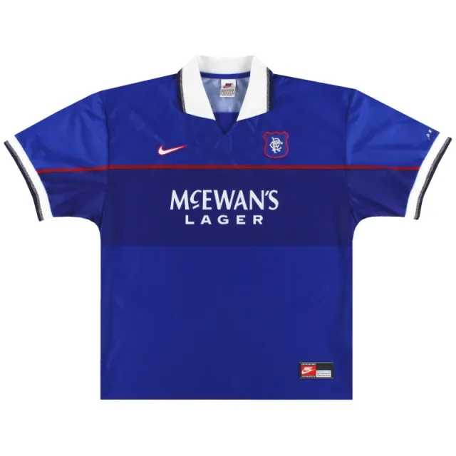 1997-99 Rangers Nike Home Shirt *As New* XL - Rangers / As New / XL
