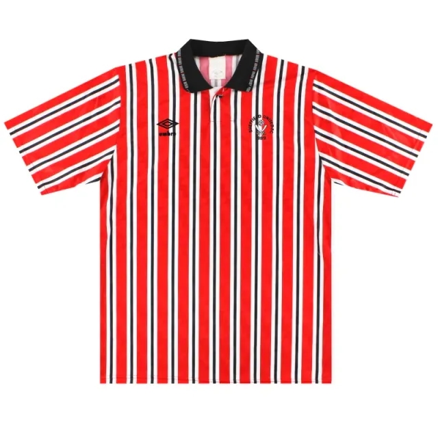 1990-92 Sheffield United Umbro Home Shirt L - Sheffield United / Excellent / Large