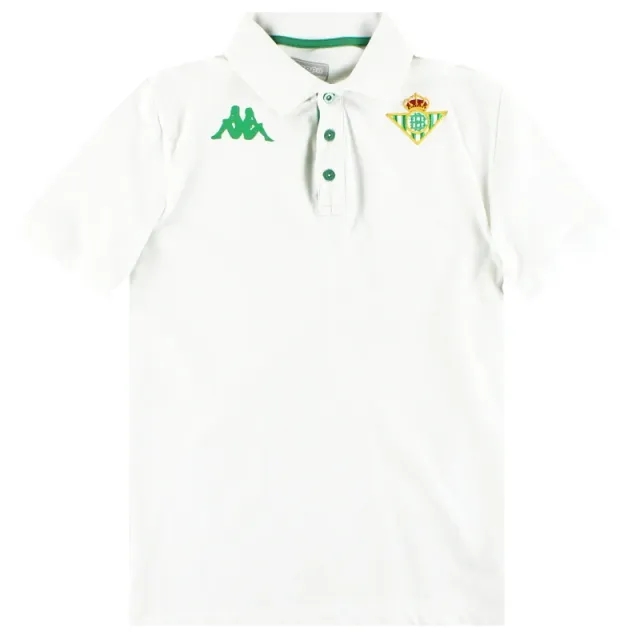 2018-19 Real Betis Kappa Polo Shirt L - Real Betis / Excellent / Large