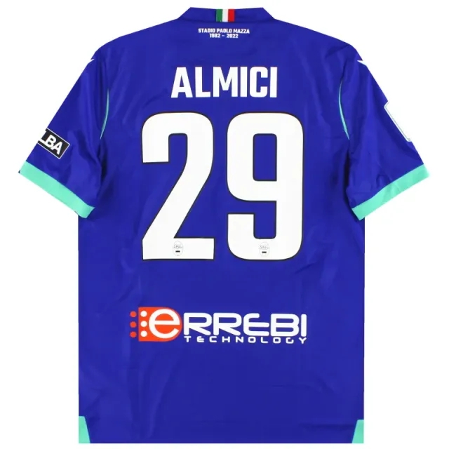 2022-23 SPAL Macron Player Issue Third Shirt Almici #29 *As New* M - Other Italian Clubs / As New / Medium