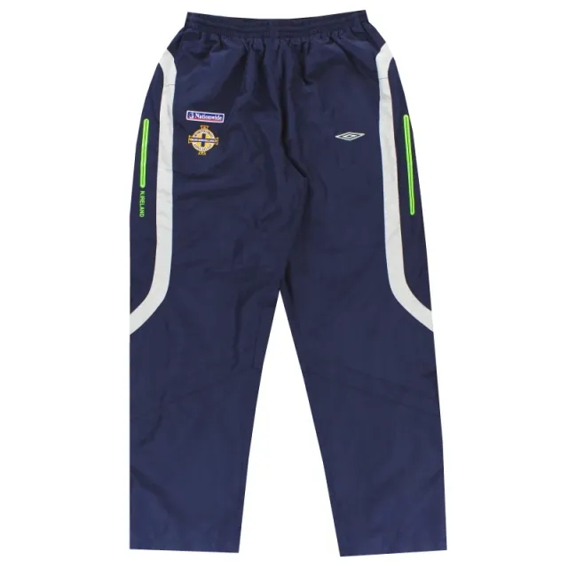 2008-10 Northern Ireland Umbro Tracksuit Bottoms *As New* L - Northern Ireland / As New / Large