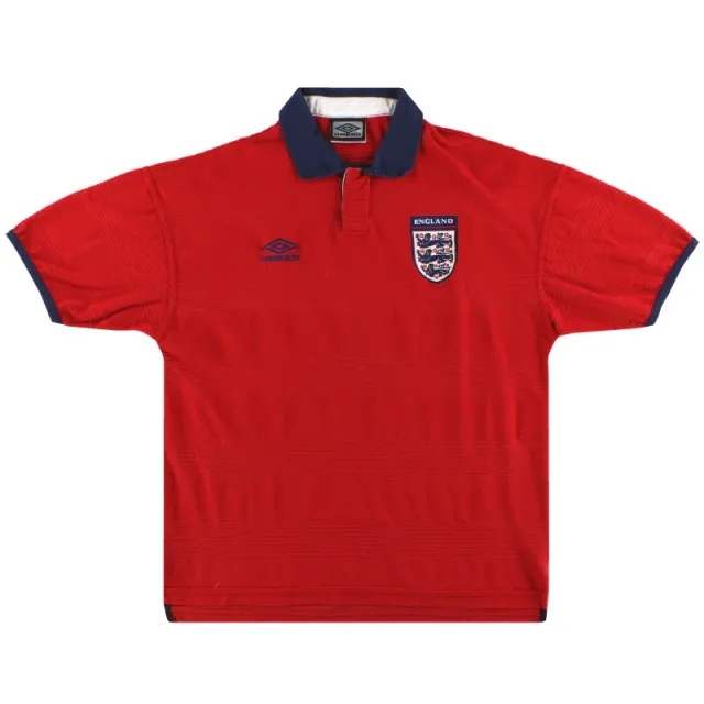 1999-01 England Umbro Away Shirt XL - England / Very Good / XL