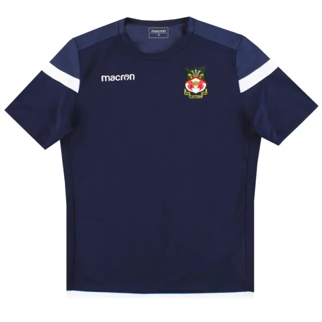 2017-18 Wrexham Macron Training Shirt S - Wrexham / Exellent / Small