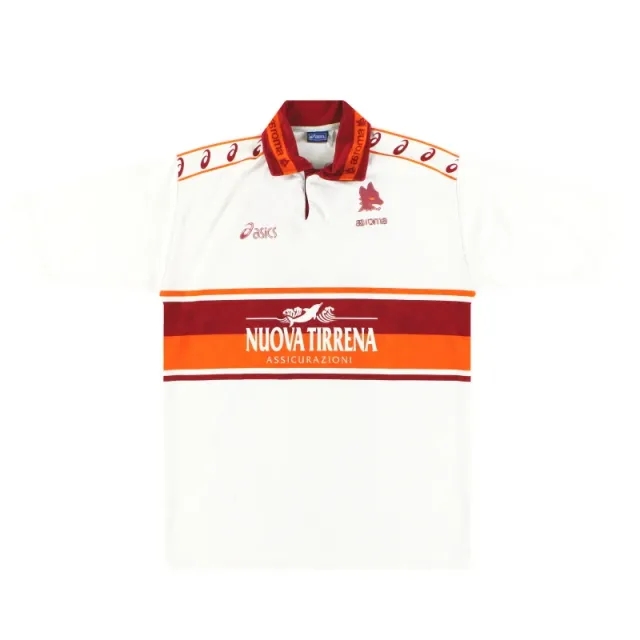 1994-95 Roma Asics Away Shirt #10 L - Roma / Excellent / Large